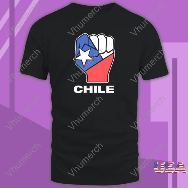 Pedro Wearing Chile T Shirt