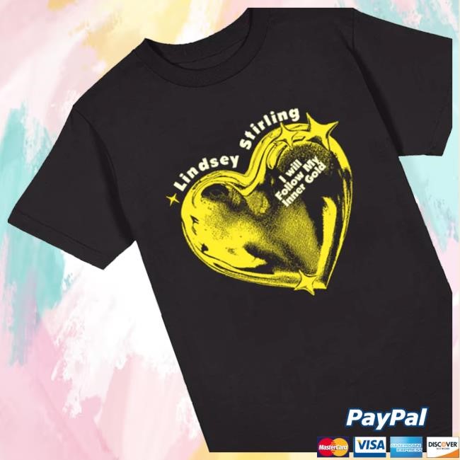 Lindsey Stirling Merch Shop Store Official Lindsey Stirling Gold Heart T Shirts