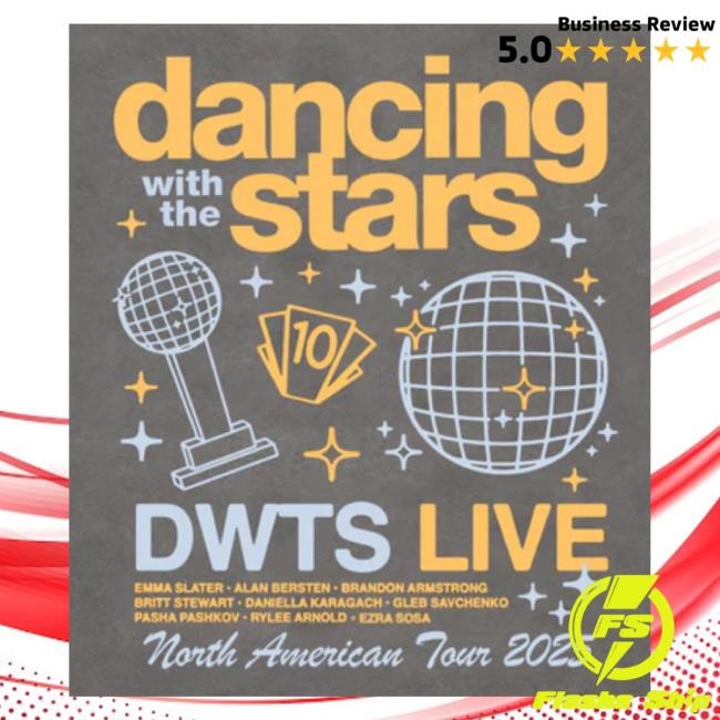 Dancing With The Stars Store Dancing With The Stars 2025 Pros Group Photo T-Shirt