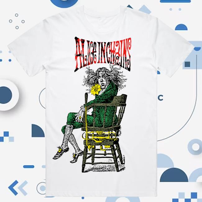 Official Alice In Chains Merch Store Alice In Chains Angry Chair White Hot Shirt Aliceinchains