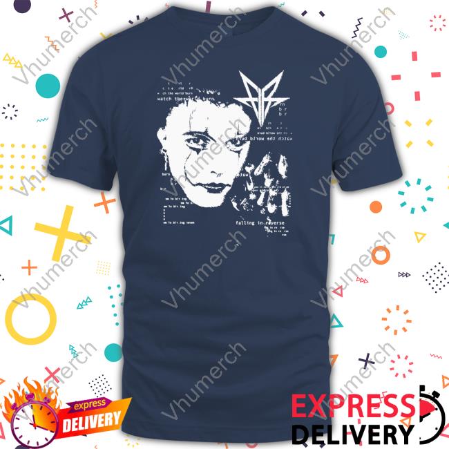 Official Falling In Reverse Watch The World Burn Tee Shirt