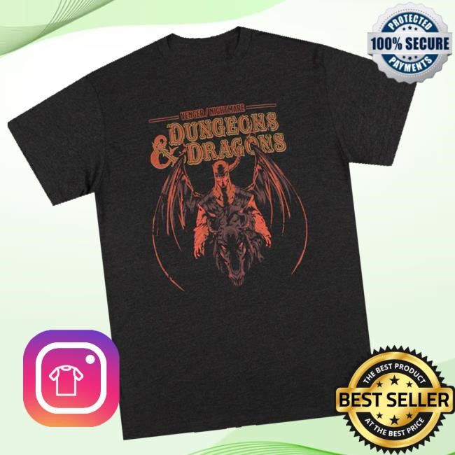 Dungeons & Dragons Merch Venger & Nightmare Heather Grey Hoodie