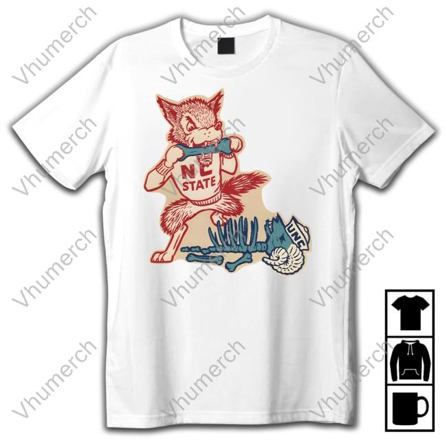 Nc State's Mascot Eating Unc's Mascot T Shirt Deftlyinane