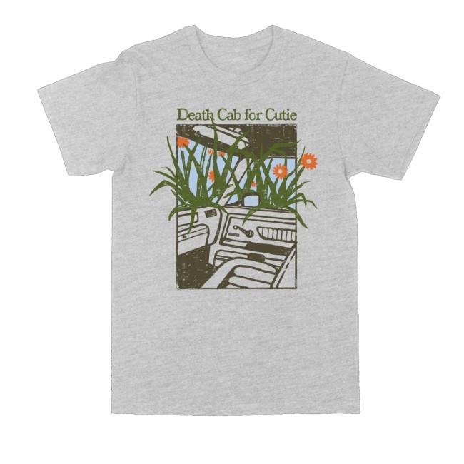 Death Cab For Cutie Car Interior Hooded Sweatshirt Death Cab For Cutie Car Interior Tee