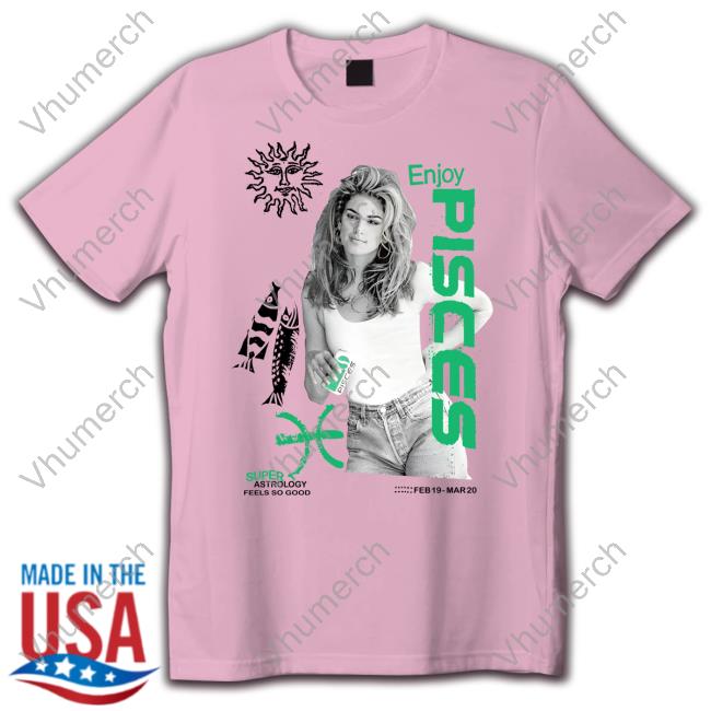 Feels So Good Store Cindy Crawford Enjoy Super Pisces Hooded Sweatshirt
