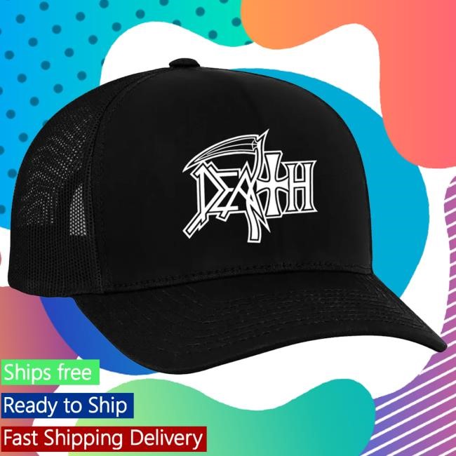 Rockabilia Merch Death New Logo Trucker classic cap