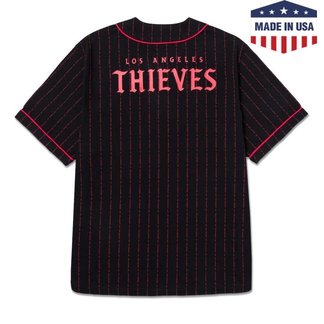100 Thieves Merch 2025 La Thieves Unofficial Jersey Hooded Sweatshirt