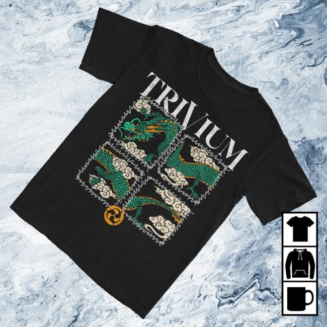 Official Trivium Merch Dragon Cloud Sweatshirt