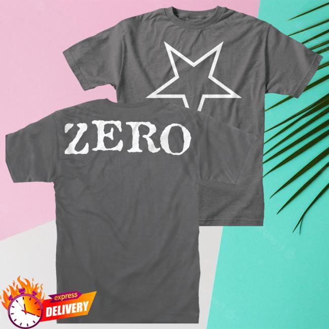 Zero Skateboards Merch Store 90'S Star Tee Shirt