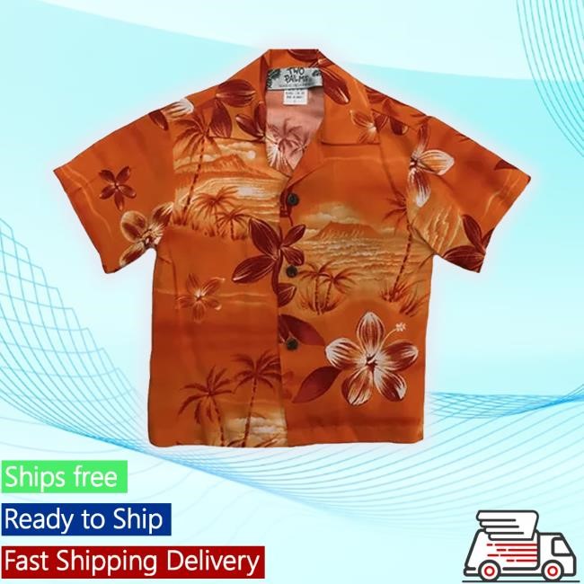 Trending Moonlight Orange Boys Hawaiian Hawaiian