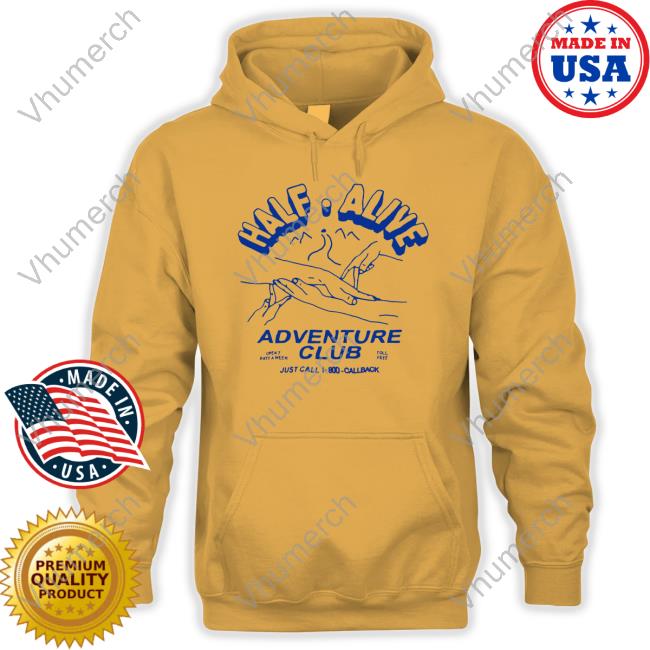 Conditionsofapunk Merch Half Alive Adventure Club Sweatshirt Conditionsofapunk Merch Half Alive Adventure Club Sweatshirt
