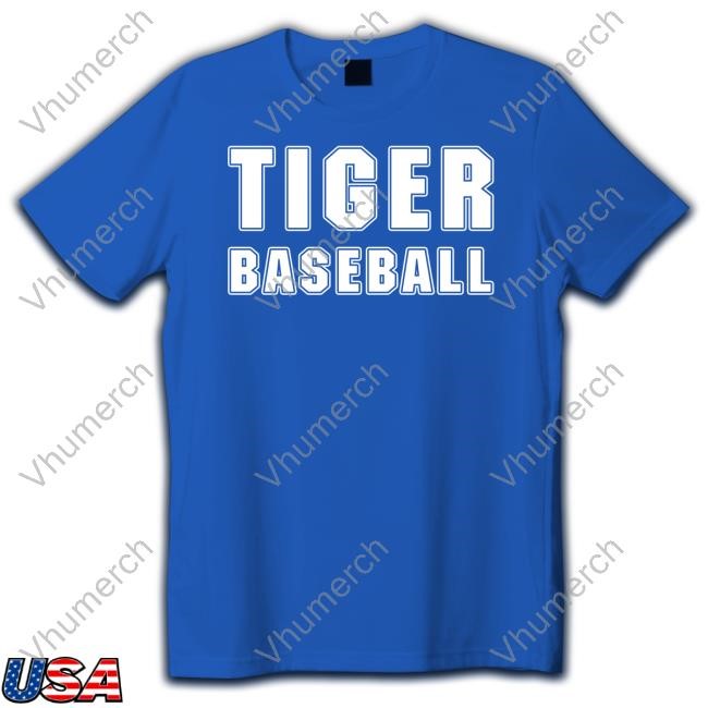 Larry Ragland Wearing Tiger Baseball New Shirt