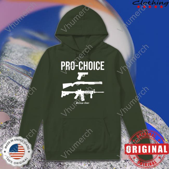 Pro Choice Guns Bryson Gray Long Sleeve Tee