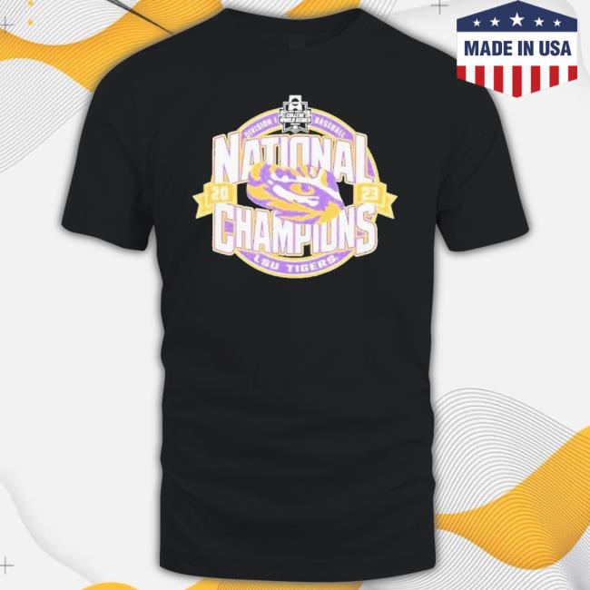 Lsu Tigers National Champions 2023 Baseball Cws Icon Champions Shirt