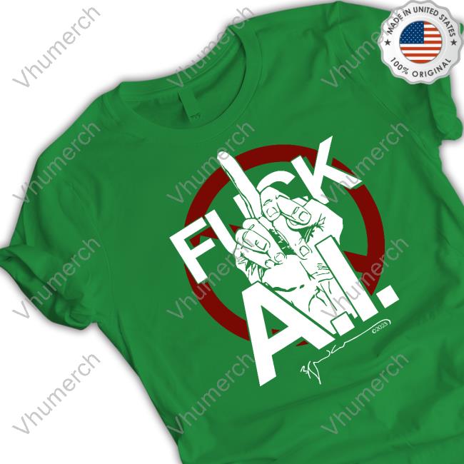Fuck A.I. Bill Sienkiewicz Long Sleeve T Shirt