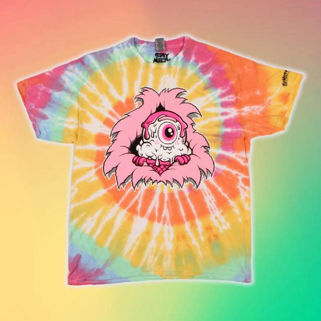Official Stay Melty Merch Store Rippin Rodney Long Sleeve Tee - Tie Dye Staymelty Shop