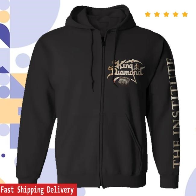 Official King Diamond Official Shop The Institute Zip Crewneck Sweatshirt