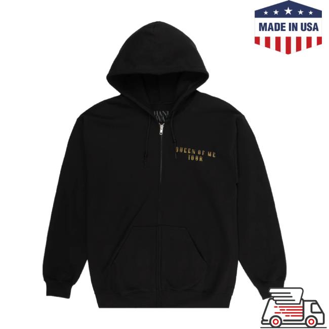 Trending Shania Twain Merch Store Queen Of Me Tour Dateback Zip Hoodie Shaniatwain Shop