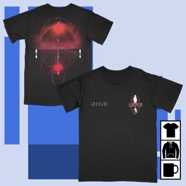 Imagine Dragons Music Store Circles Black Tee