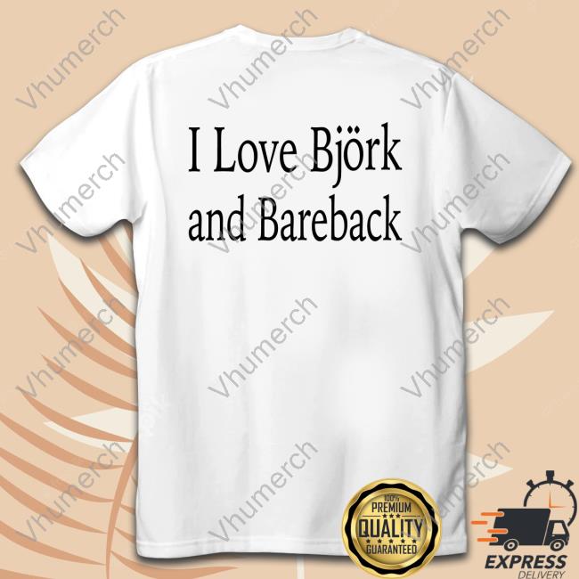 Disc0d0wn I Love Bjork And Bareback Sweatshirt