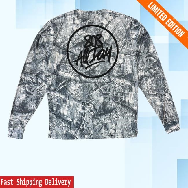 808 All Day Merch Shop Store White Real Tree Camo Dri Fit Performance Sweatshirt