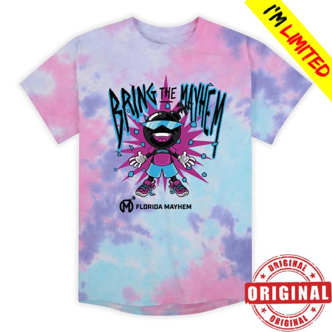 Florida Mayhem Tie-Dye Chibi Mascot Shirt