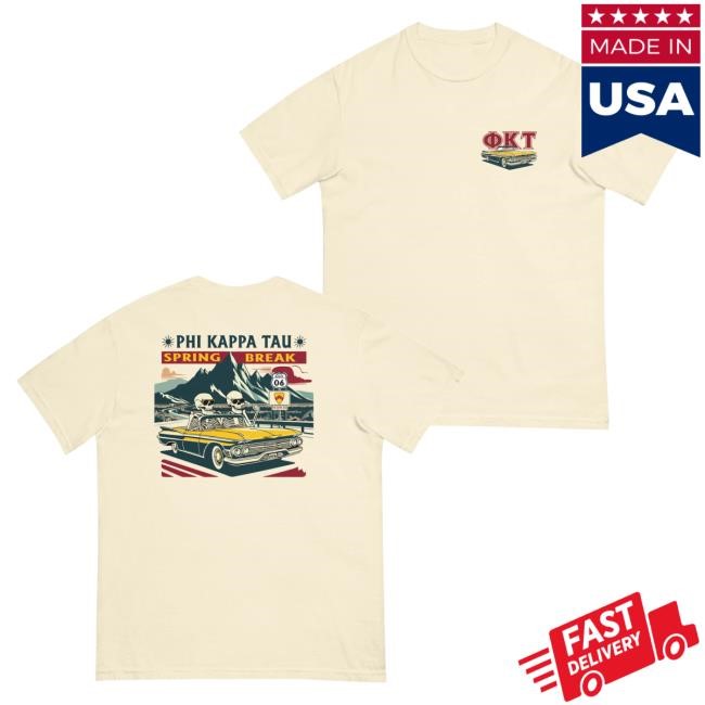 Official The Phi Tau Store Phi Tau Spring Break T-Shirt