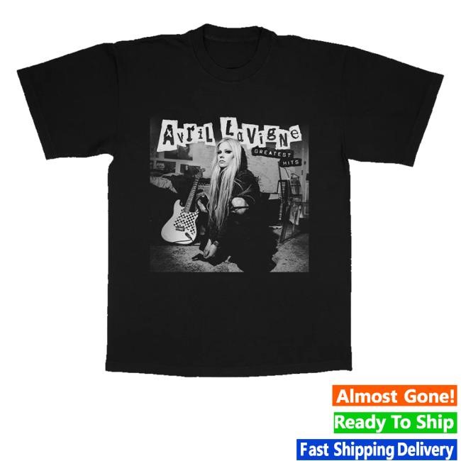 Avrilla Vigne Greatest Hits Album Cover Tour T Shirts
