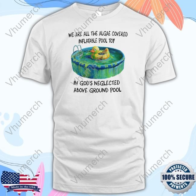 We Are All The Algae Covered Inflatable Pool Toy In God's Neglected Above Ground Pool Long Sleeve T Shirt