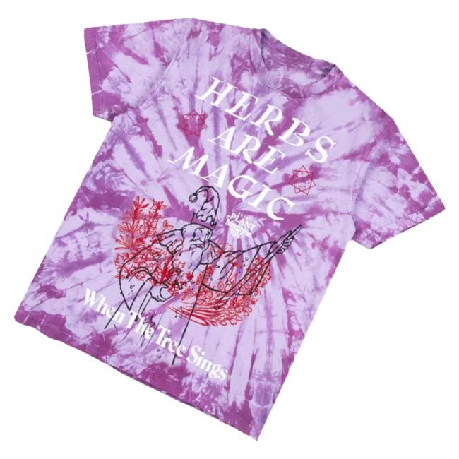Lapstone And Hammer Merch Herbs Are Magic Tee Purple Tie Dye Classic Shirt
