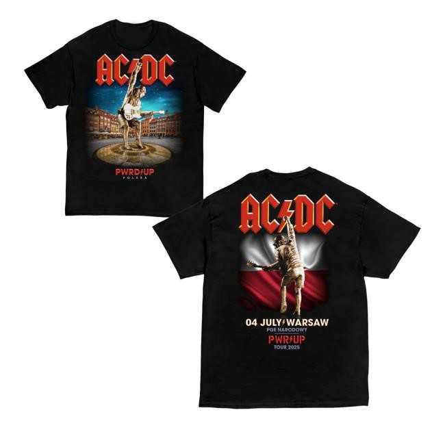 Acdc Merch Warsaw Pwr Up Tour Sweaters