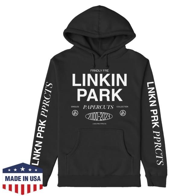 Linkin Park Store Papercuts Singles Collection Black Shirt