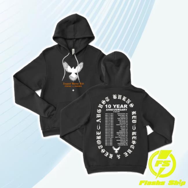 Trending August Burns Redtour Merch Store Rescue & Restore 10 Year Tour Sweaters Augustburnsredtourmerch Shop